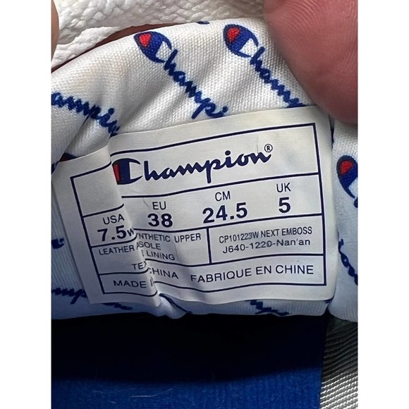 Champion Next Emboss White Athletic Womans 7.5 - Picture 8 of 8